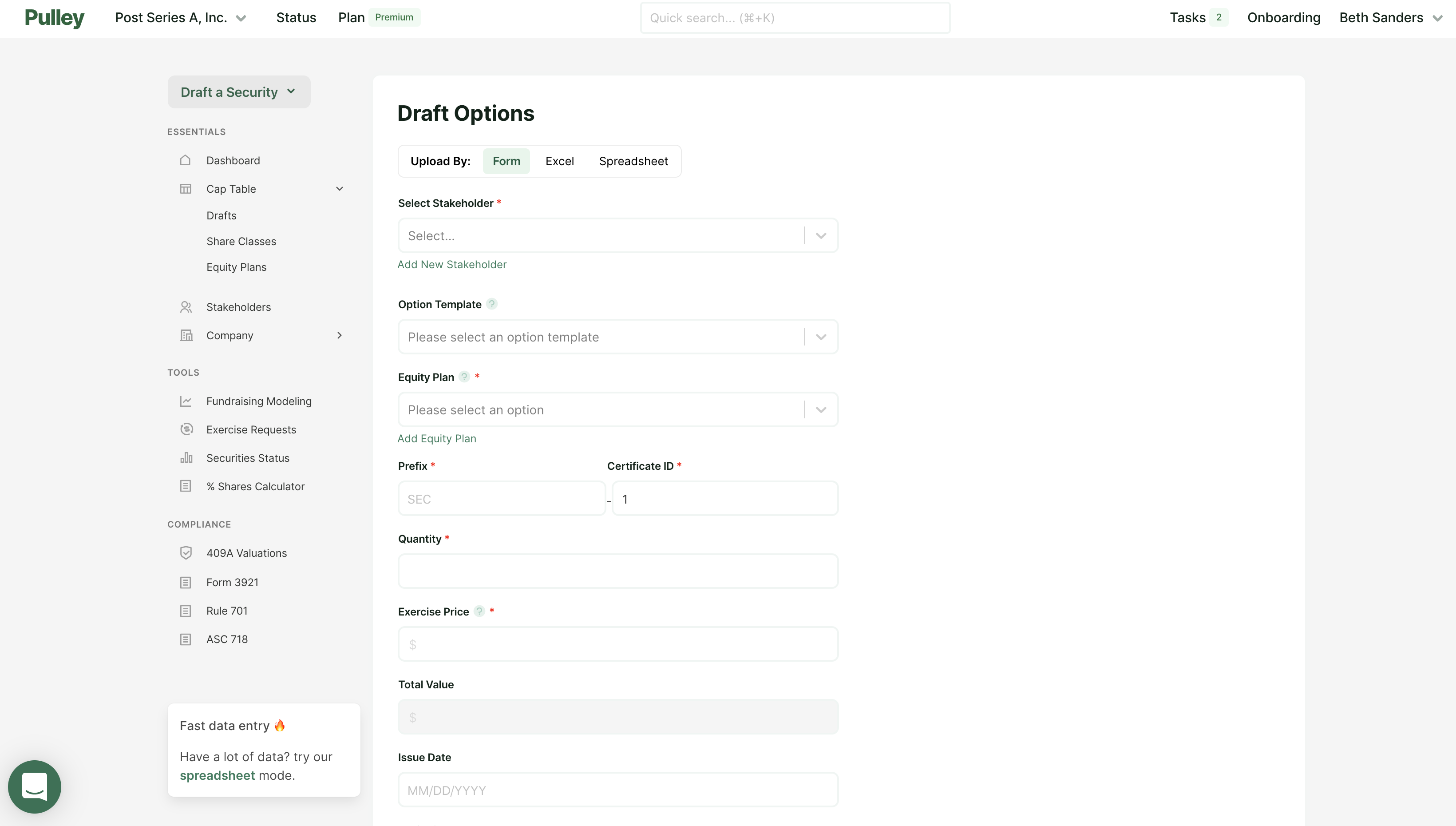 screenshot of Pulley