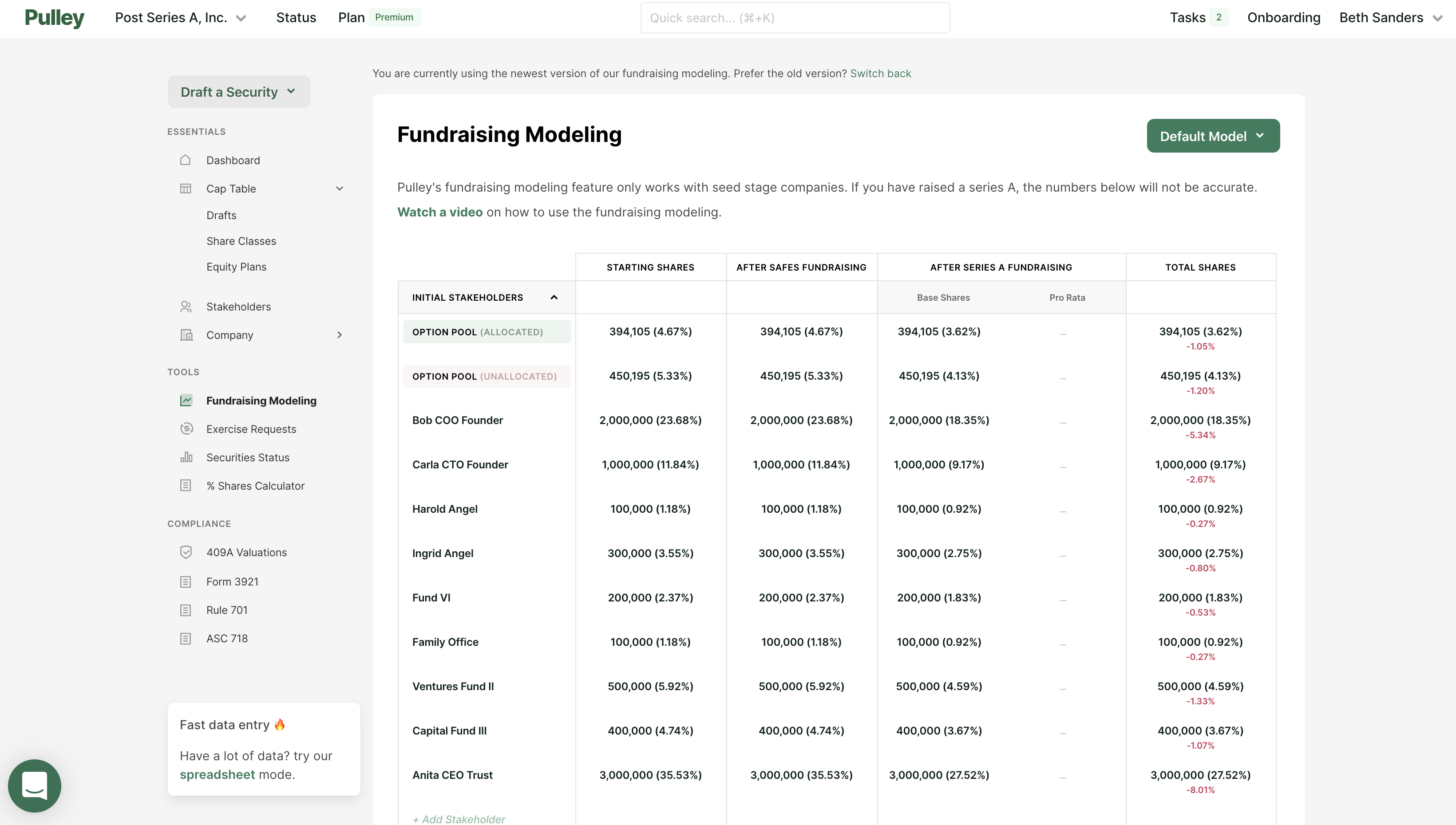 screenshot of Pulley
