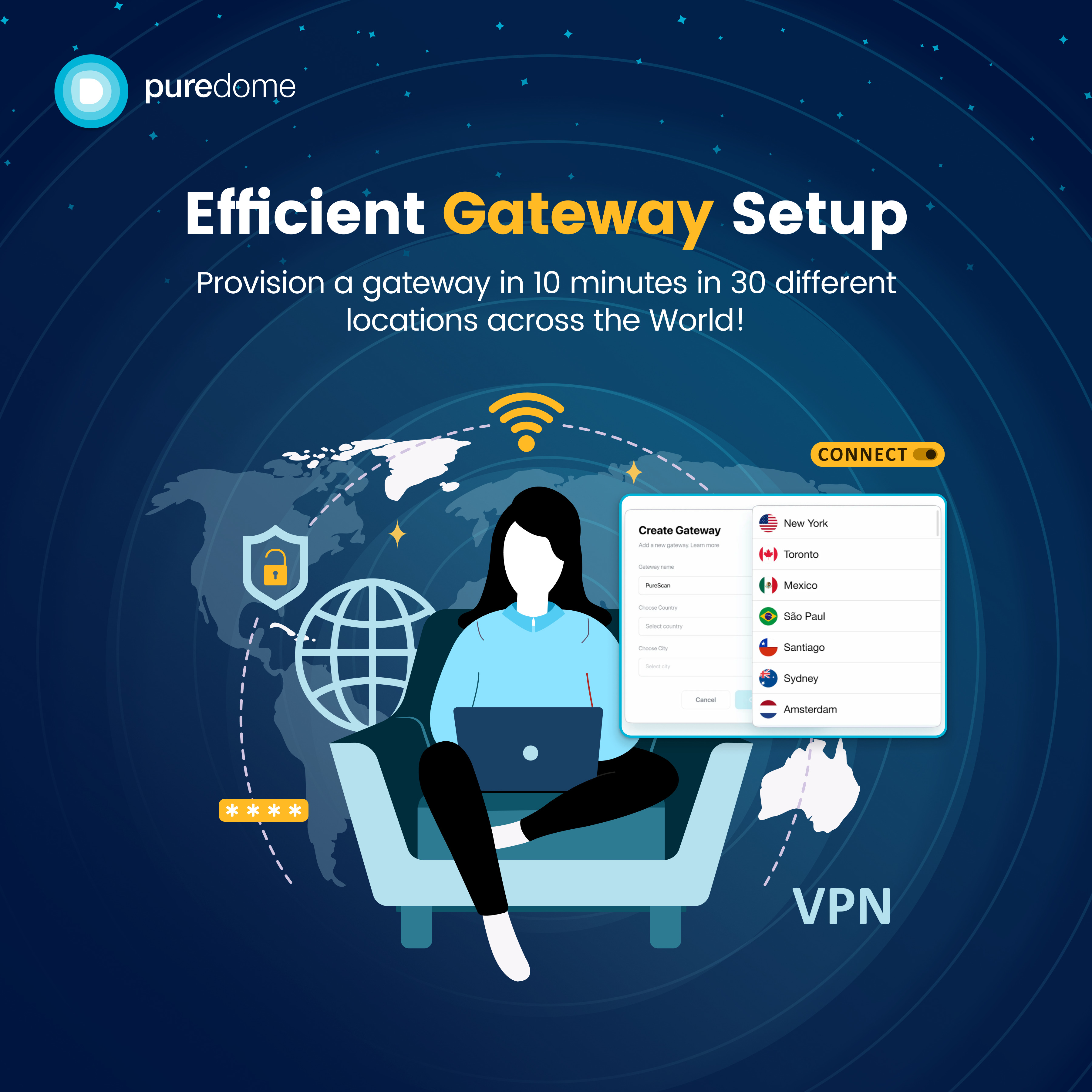 screenshot of PureDome