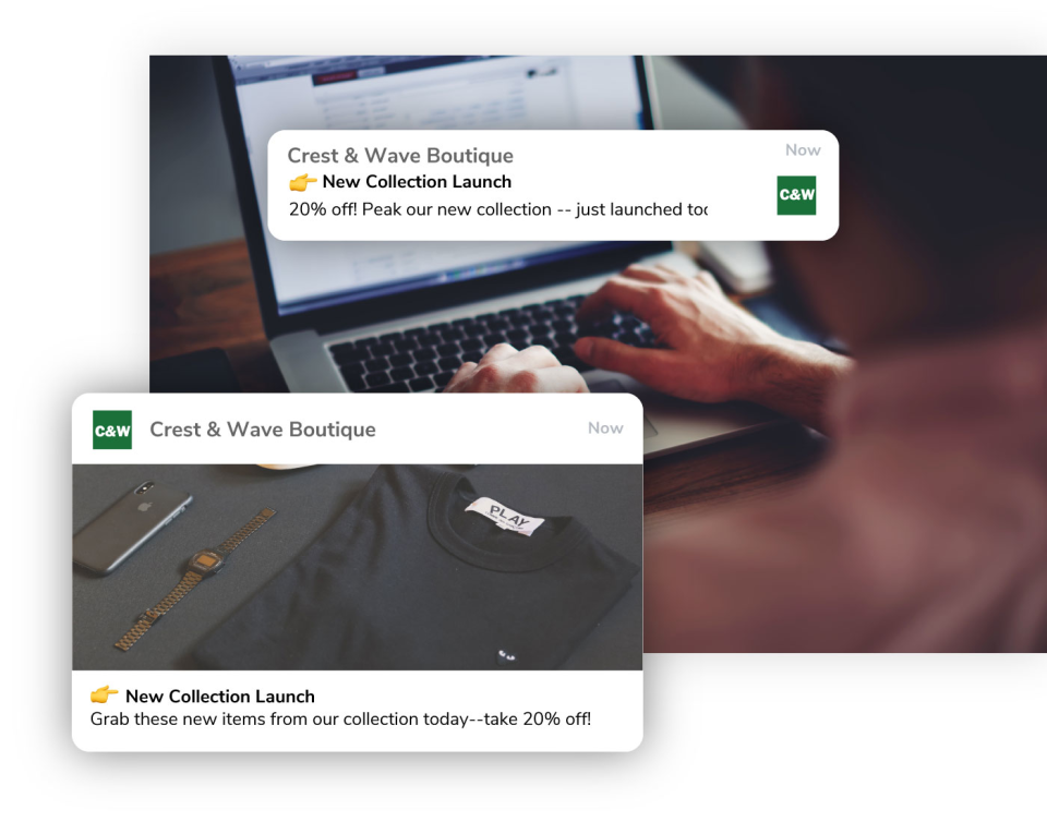 screenshot of PushNami