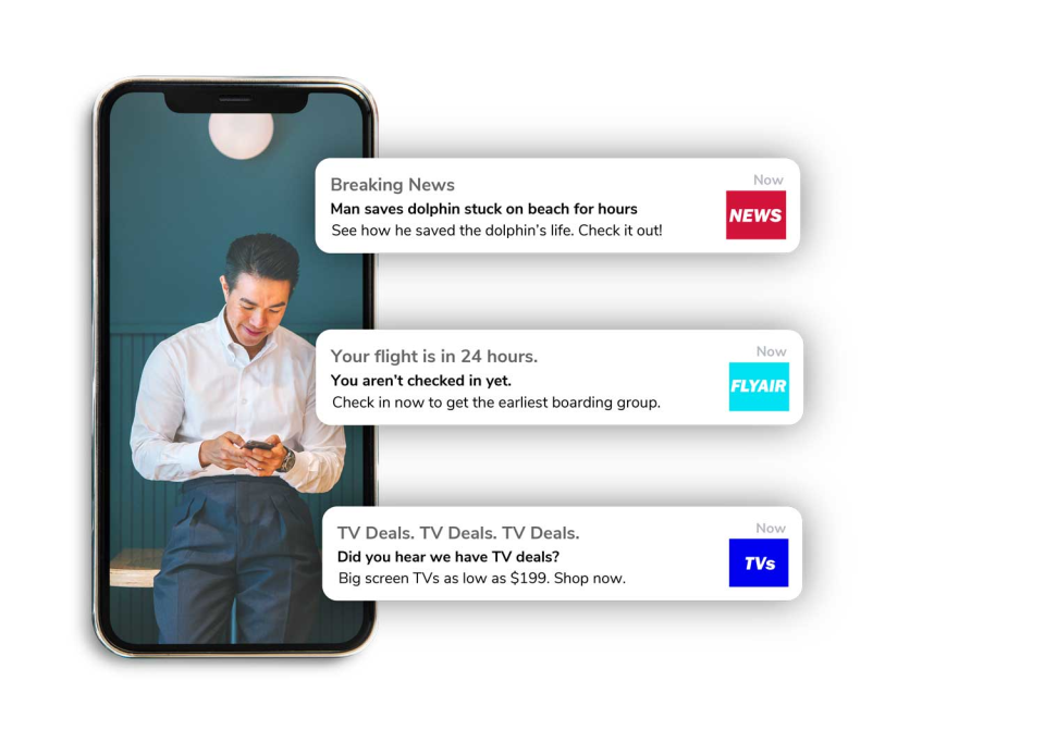screenshot of PushNami