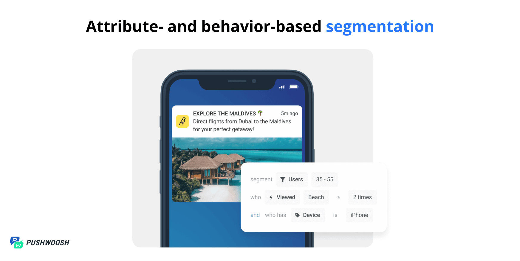 screenshot of Pushwoosh
