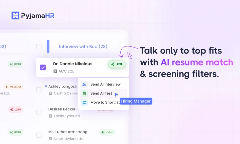 screenshot of PyjamaHR
