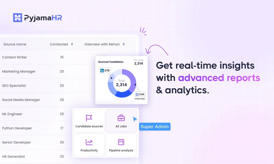 screenshot of PyjamaHR
