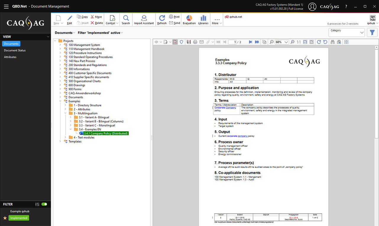 screenshot of QBD.Net