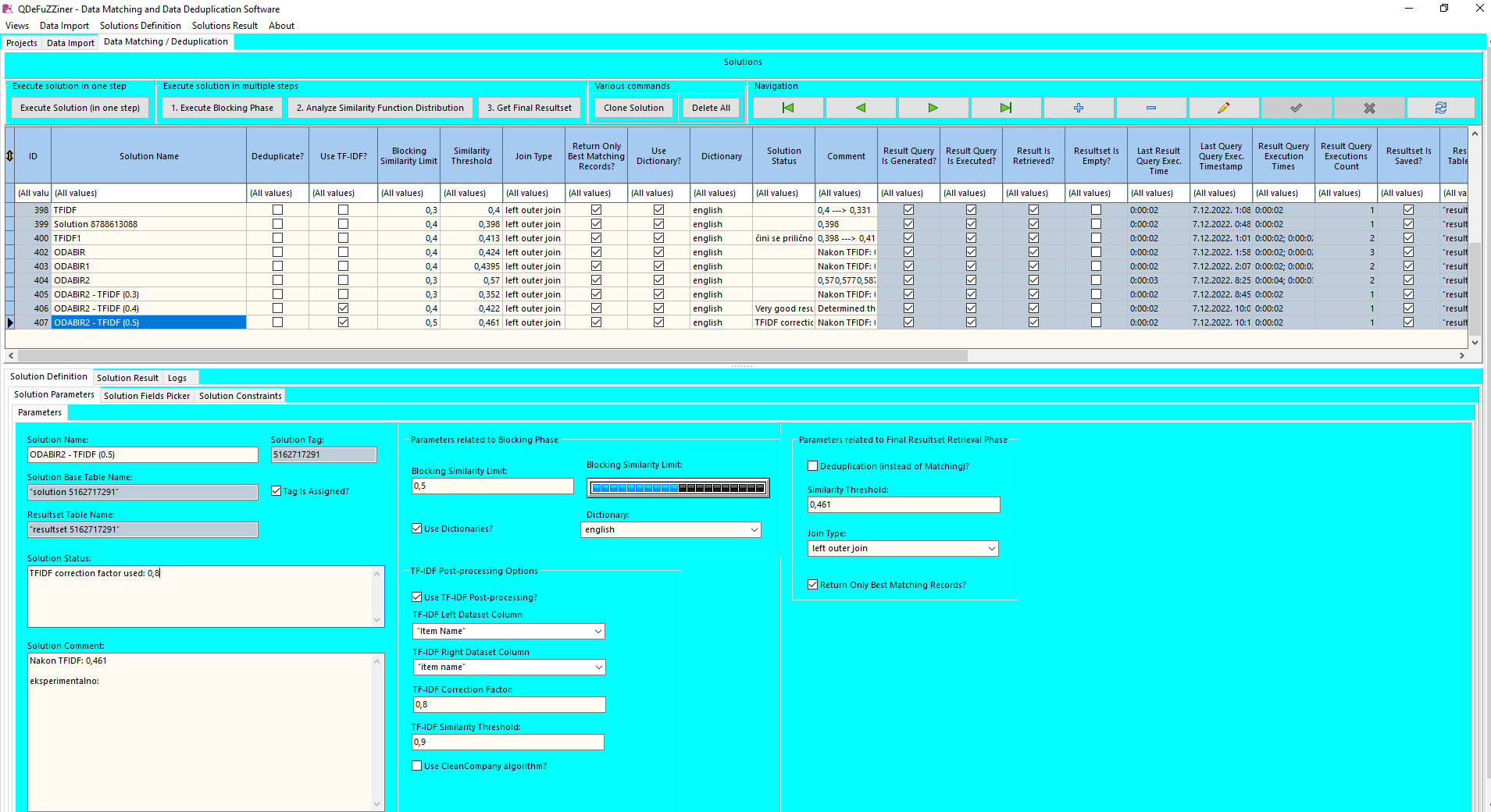 screenshot of QDeFuZZiner