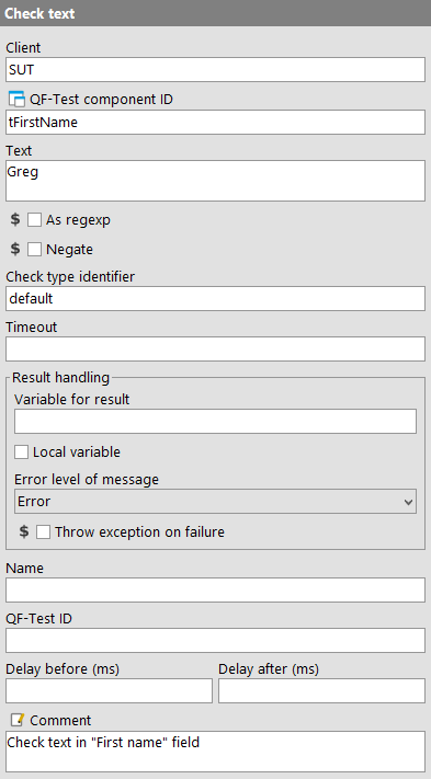 screenshot of QF-Test