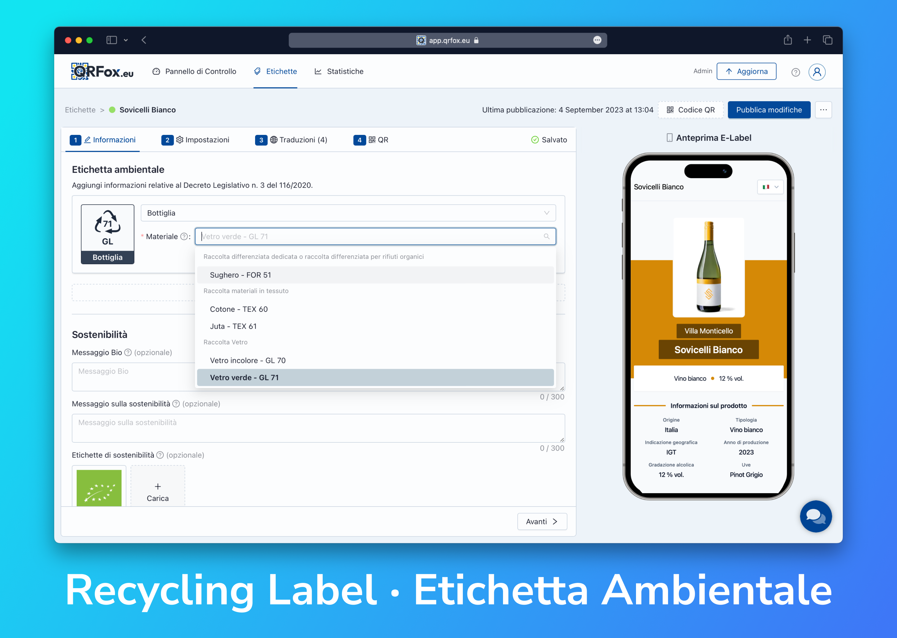 screenshot of QRFox.eu