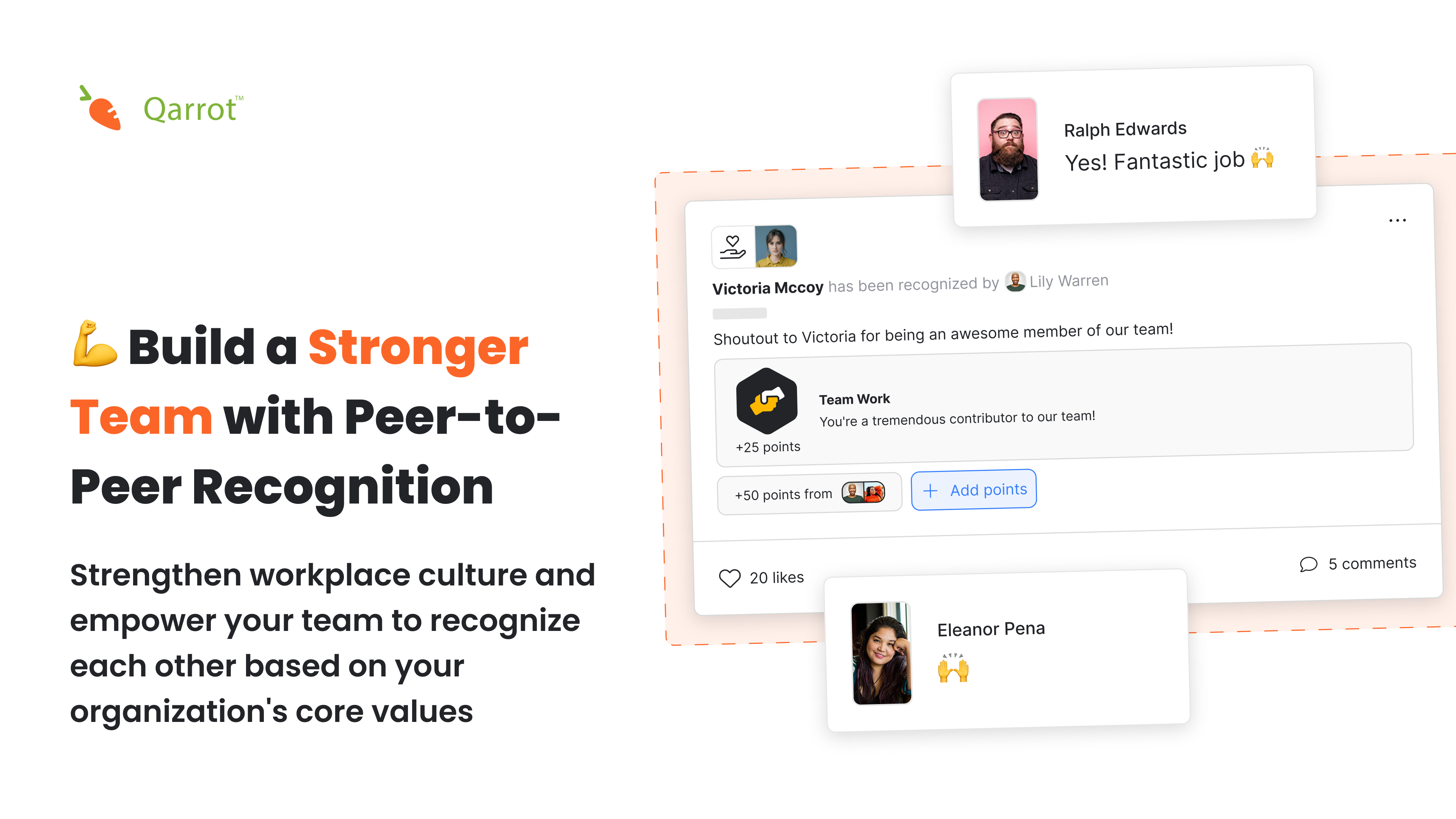 screenshot of Qarrot