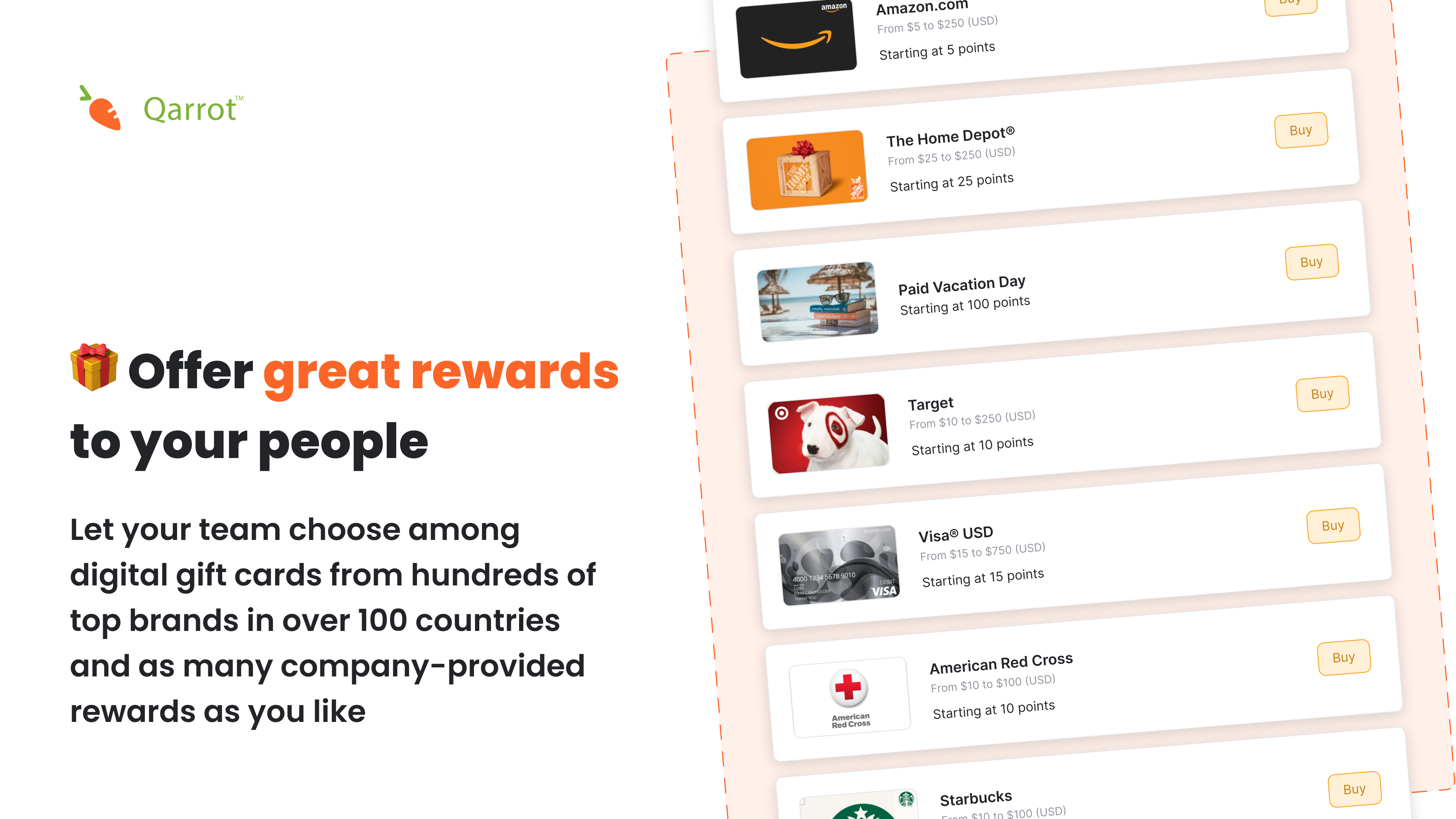 screenshot of Qarrot