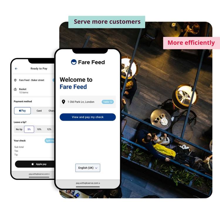 screenshot of QikServe