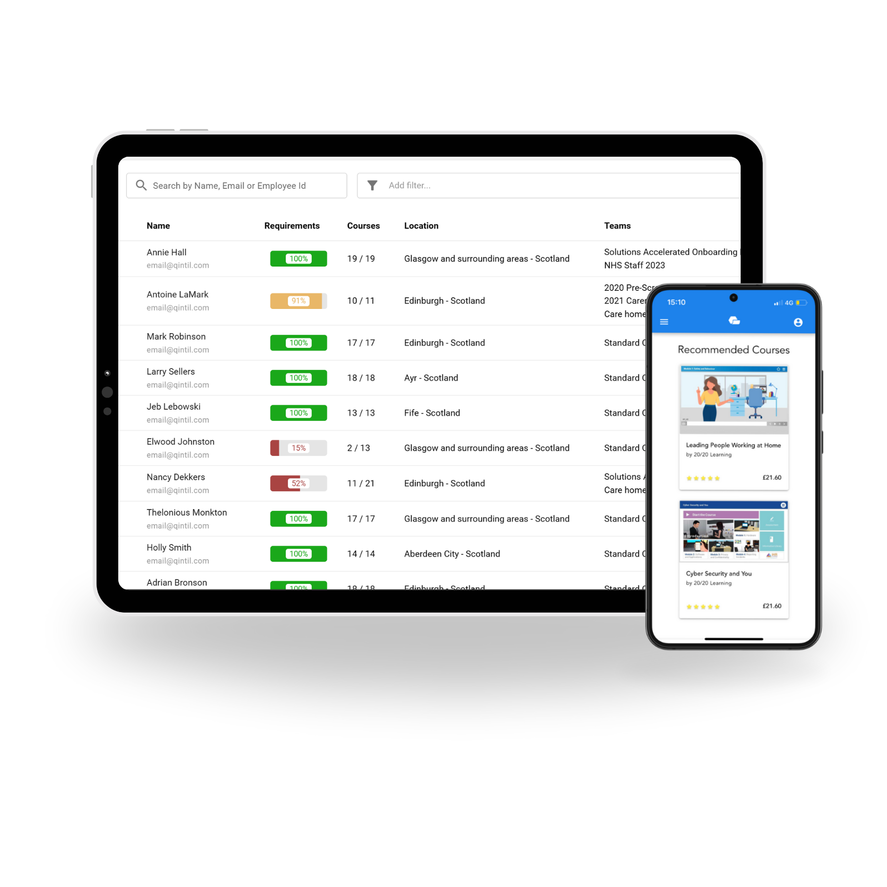 screenshot of Qintil