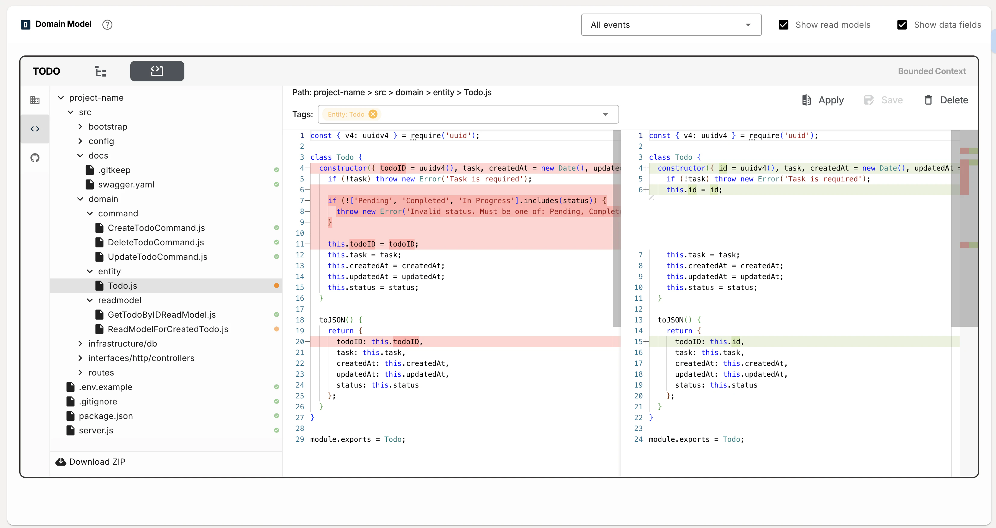 screenshot of Qlerify