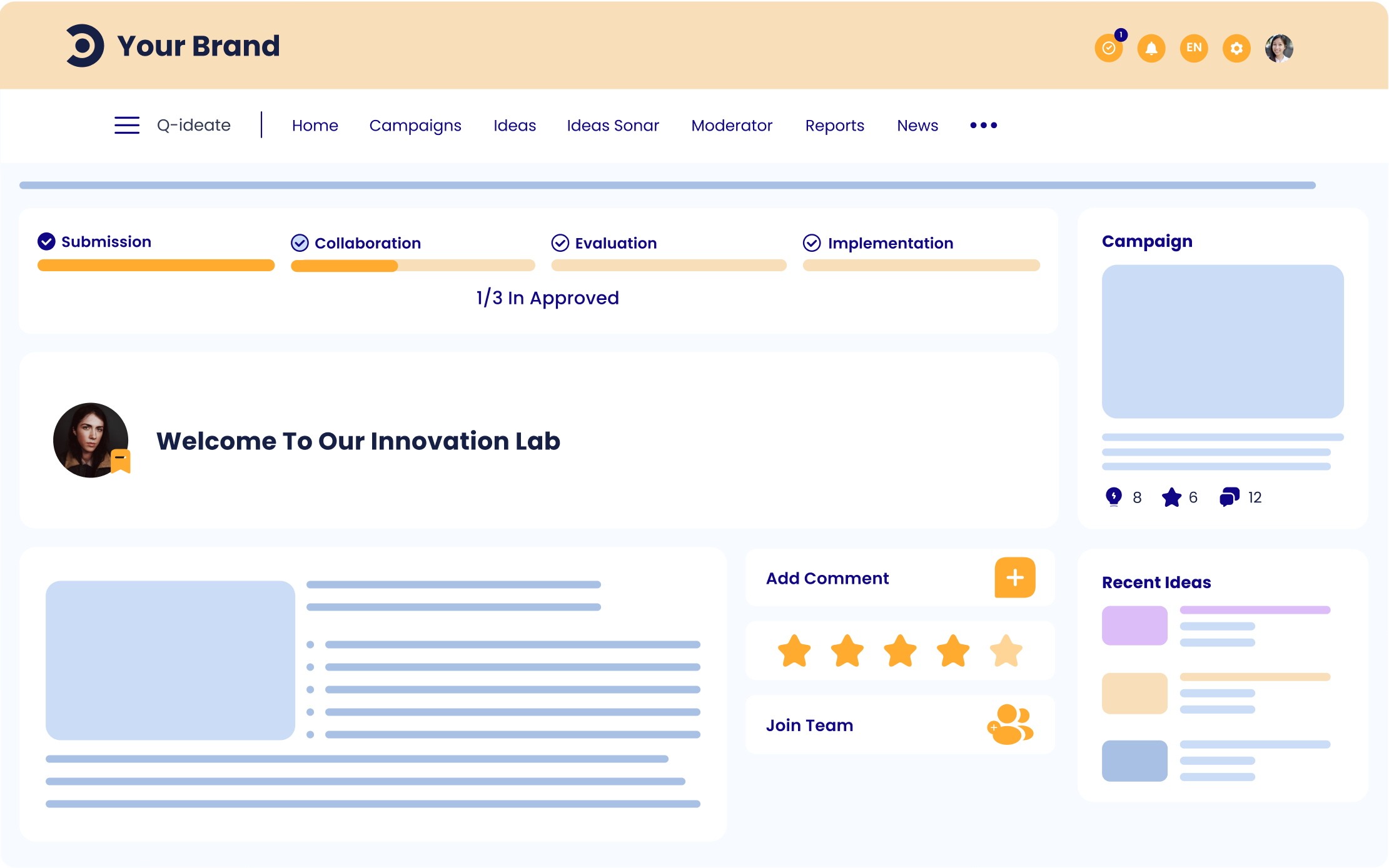 screenshot of Qmarkets