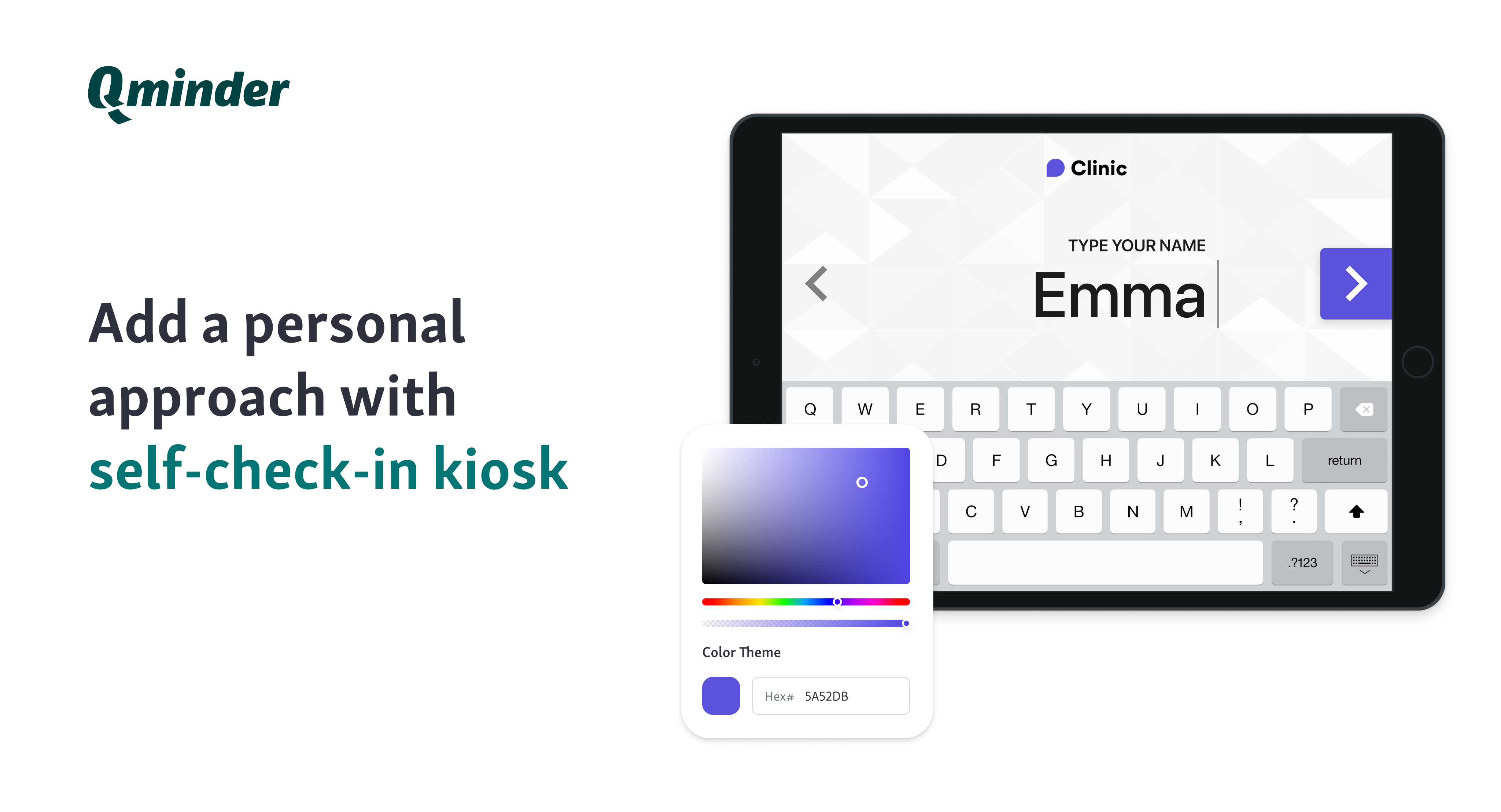screenshot of Qminder