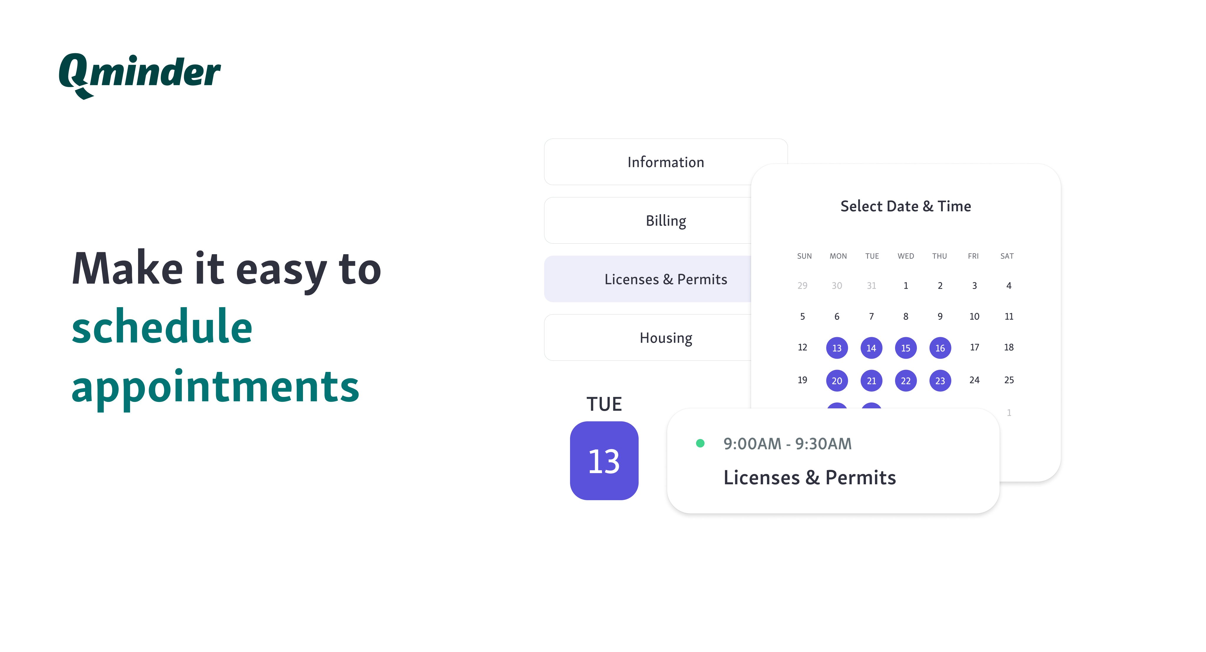 screenshot of Qminder