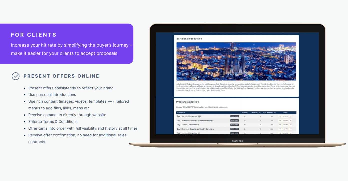 screenshot of Qondor