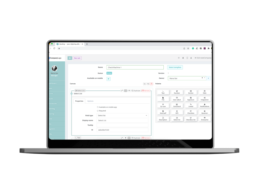 screenshot of Qooling