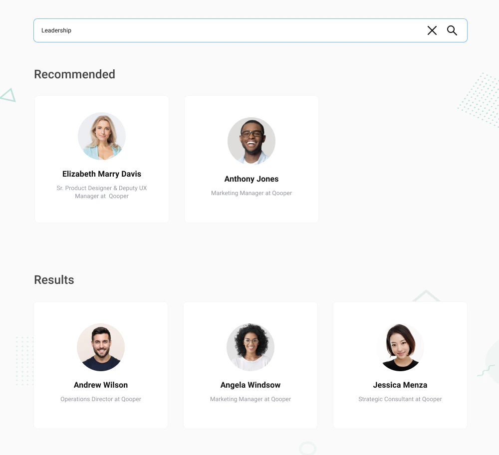 screenshot of Qooper