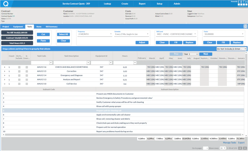 screenshot of Quadra