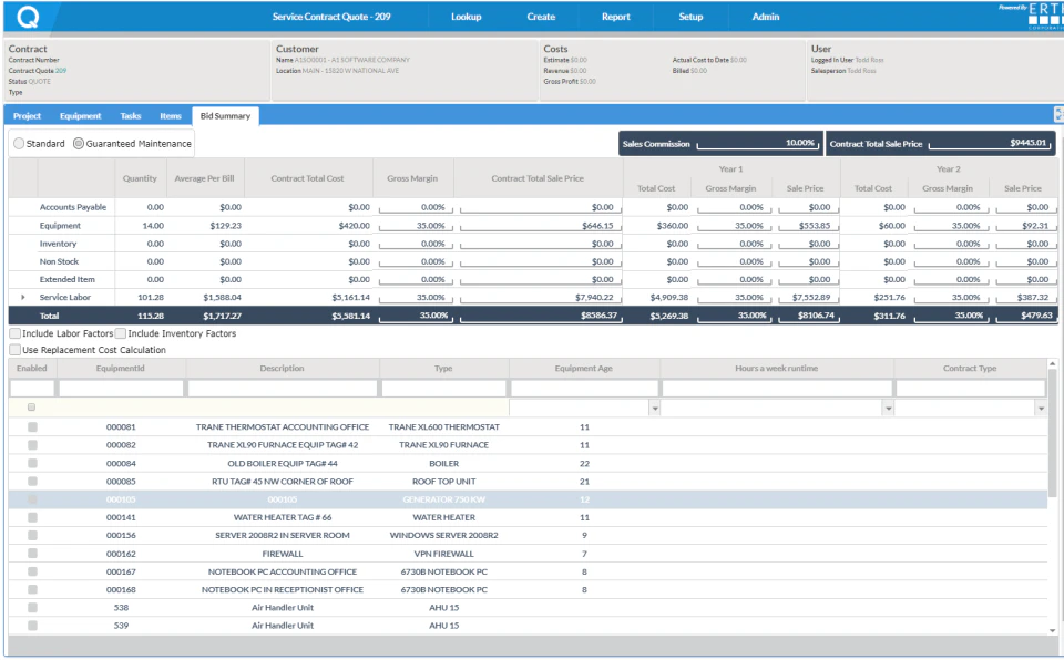 screenshot of Quadra