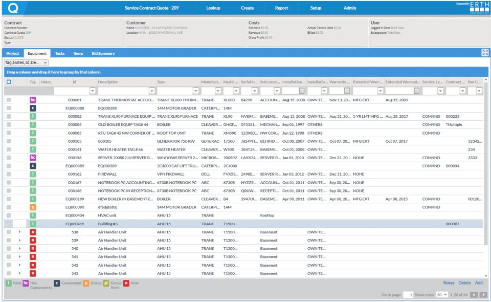 screenshot of Quadra