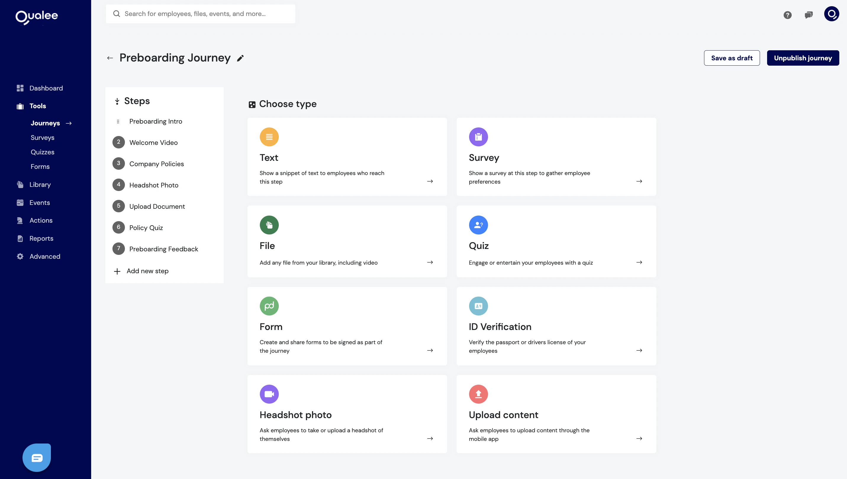 screenshot of Qualee