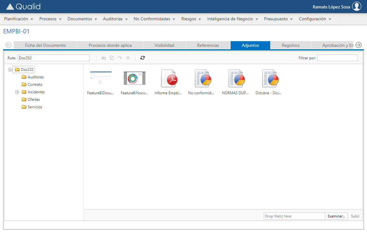 screenshot of Qualid