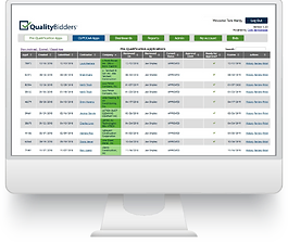 screenshot of QualityBidders