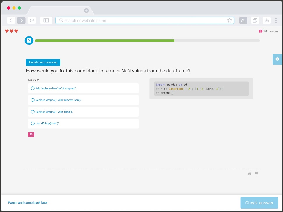 screenshot of QuantHub