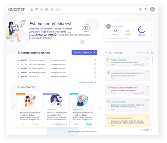 screenshot of Quanter