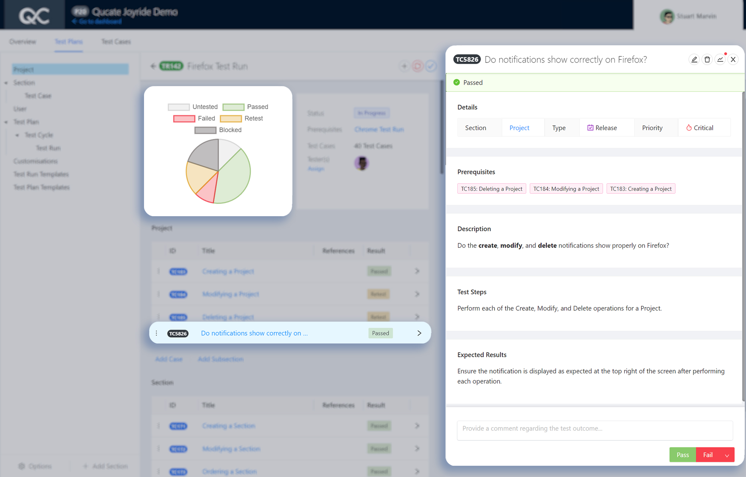 screenshot of Qucate