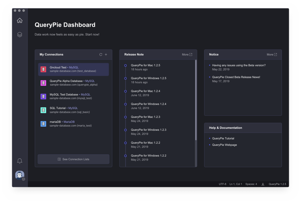 screenshot of QueryPie