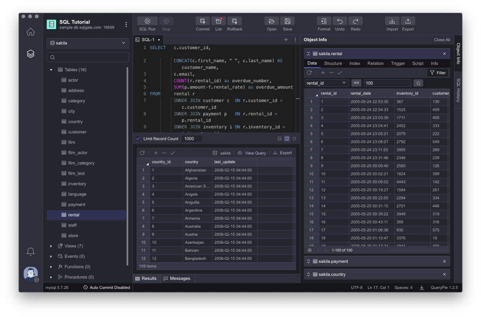 screenshot of QueryPie