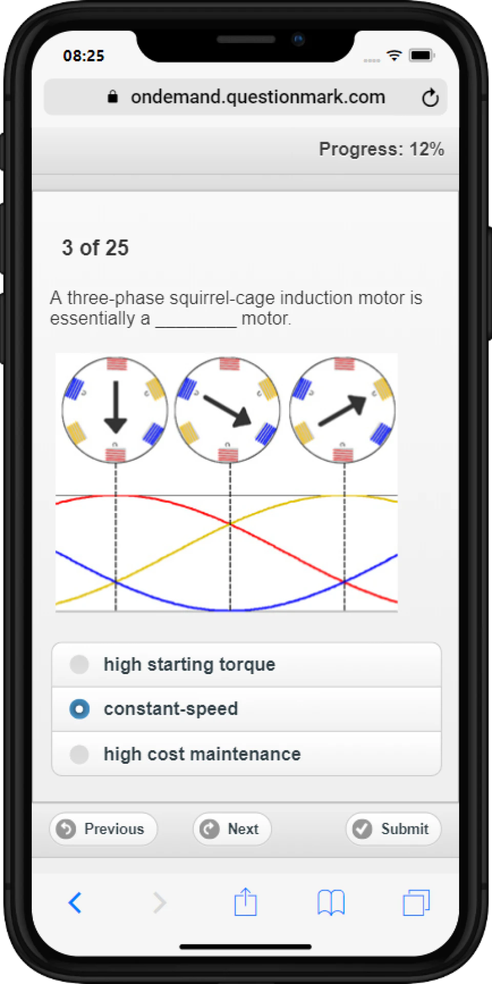 screenshot of Questionmark