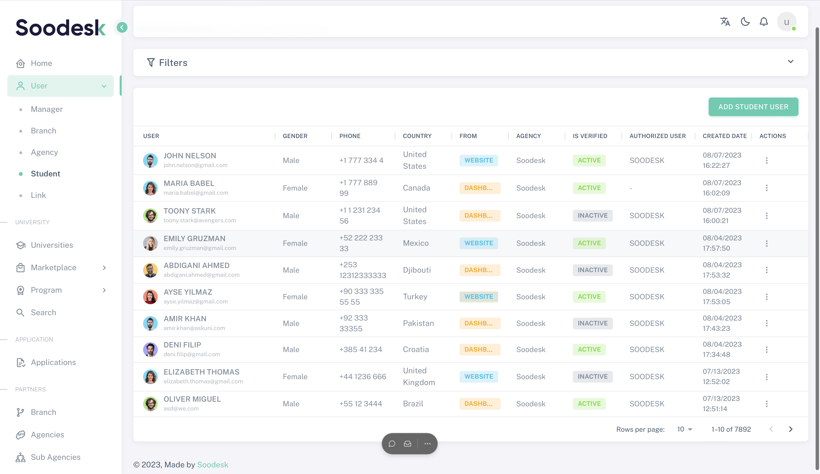 screenshot of QuickApply