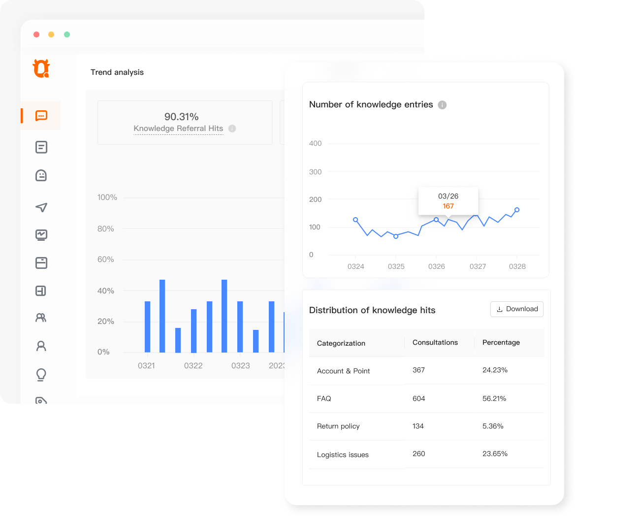 screenshot of QuickCEP