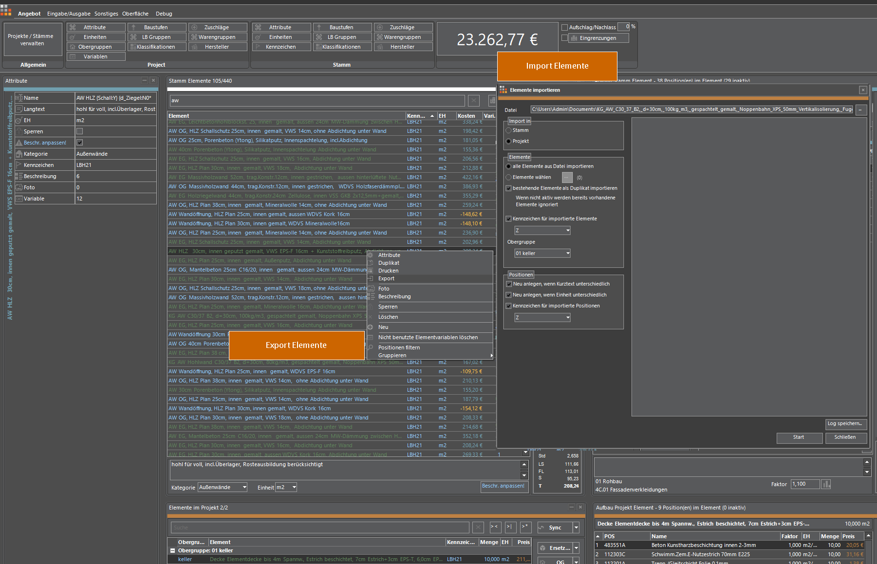 screenshot of QuickCalc