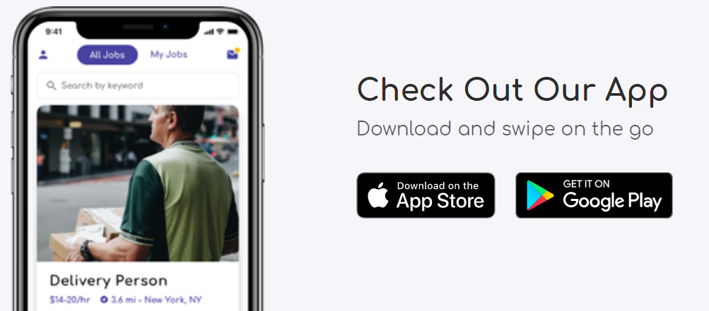 screenshot of QuickHire