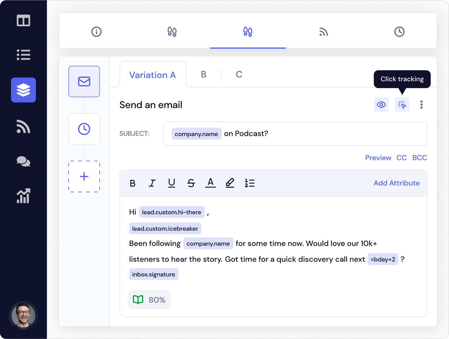 screenshot of QuickMail