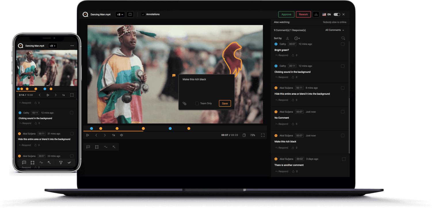 screenshot of QuickReviewer