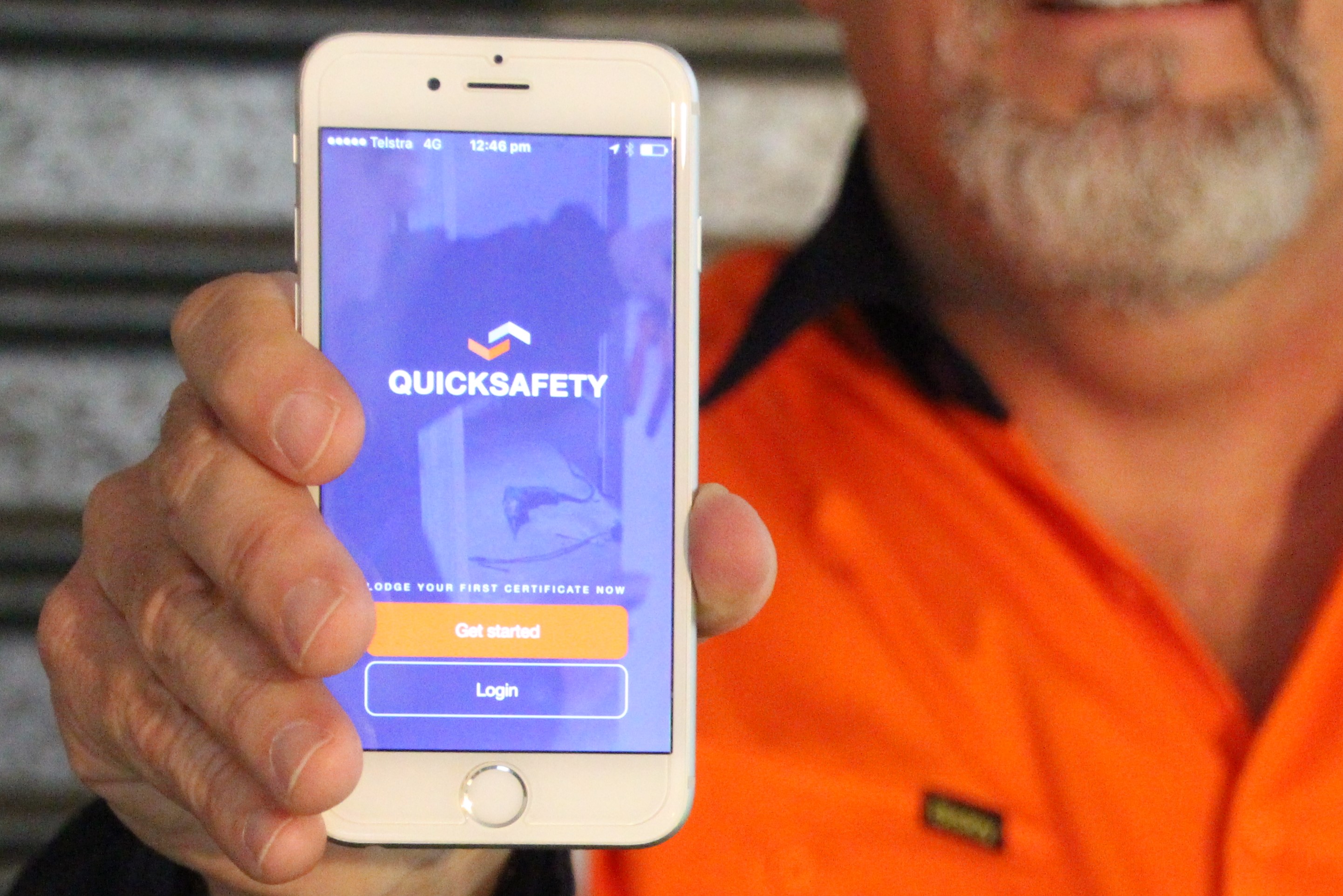 screenshot of QuickSafety