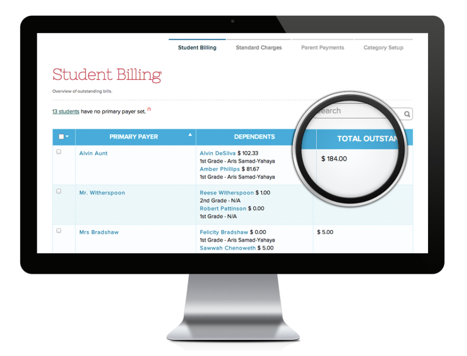 screenshot of QuickSchools.com