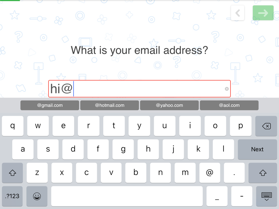 screenshot of QuickTapSurvey