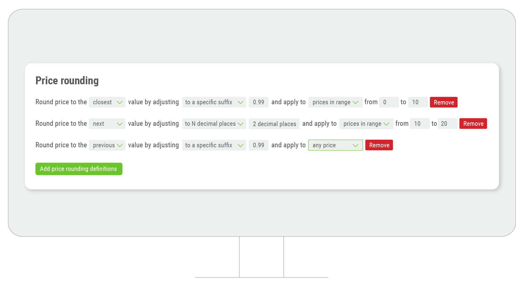 screenshot of Quicklizard