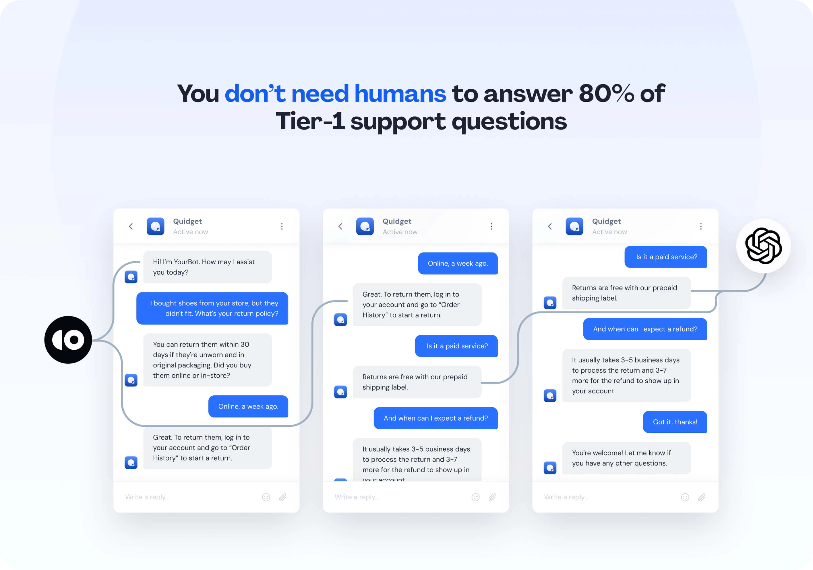 screenshot of Quidget