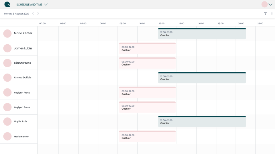 screenshot of Quinyx