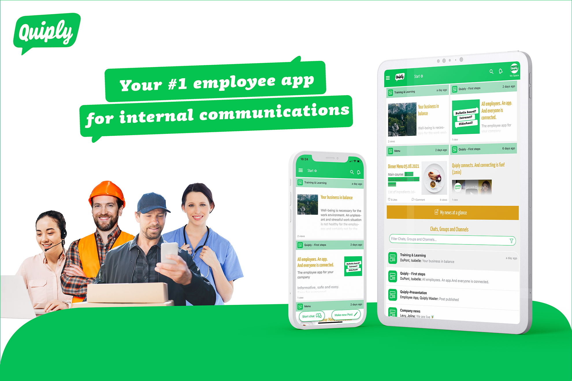 screenshot of Quiply