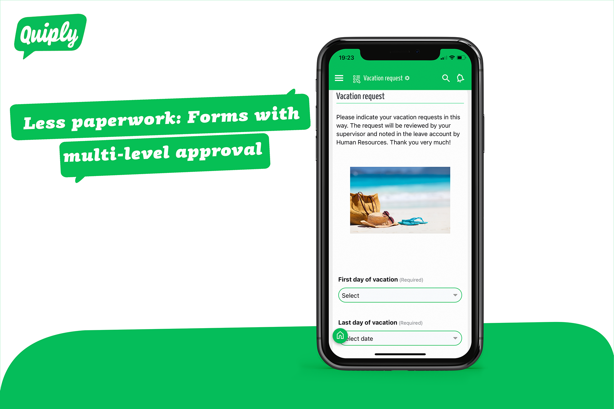 screenshot of Quiply