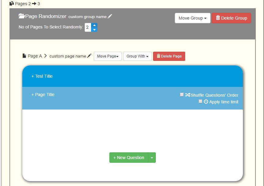screenshot of QuizCV